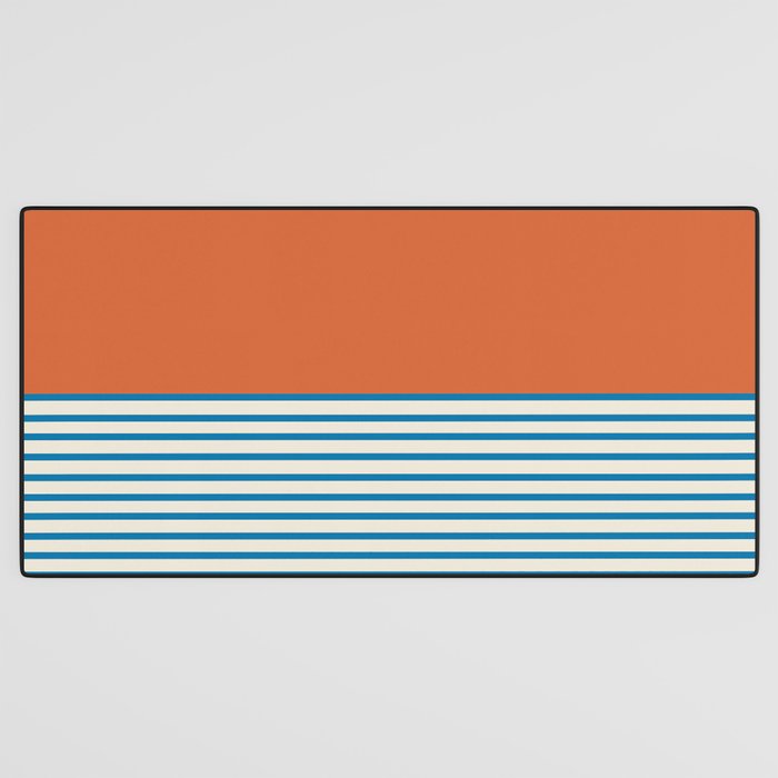 Sunrise Sunset IV - Orange Blue Desk Mat Gallery Image 3