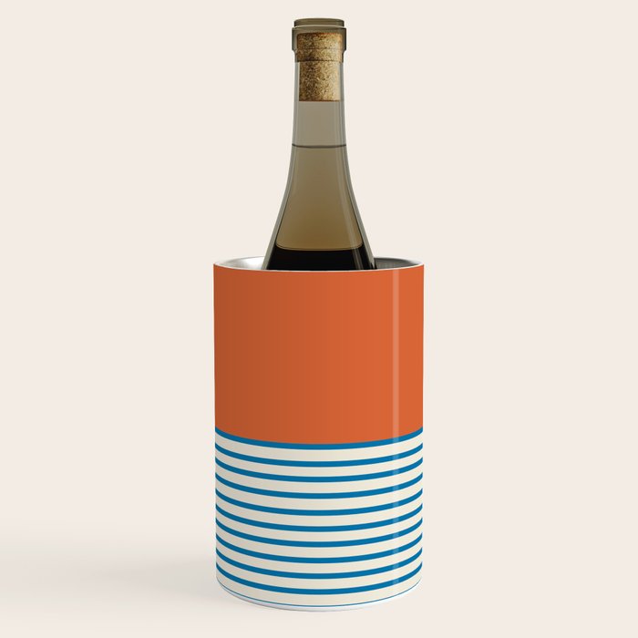 Sunrise Sunset IV - Orange Blue Wine Chiller Gallery Image 3