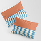 Sunrise Sunset IV - Orange Blue Pillow Sham Gallery Image 3