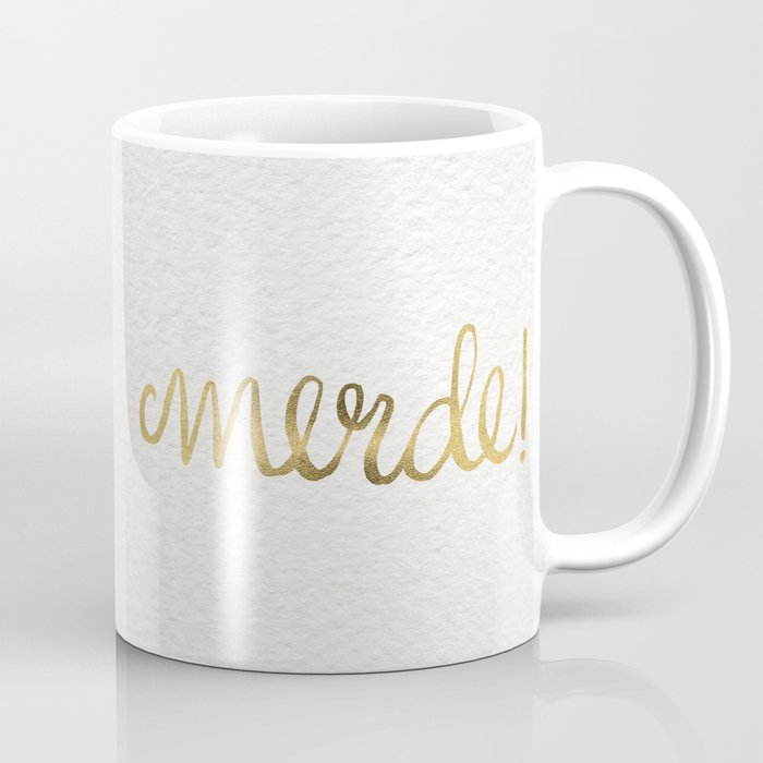 Pardon My French - Gold Ink Coffee Mug Gallery Image 1