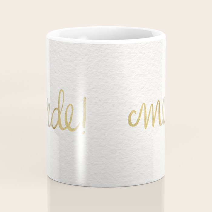 Pardon My French - Gold Ink Coffee Mug Gallery Image 4