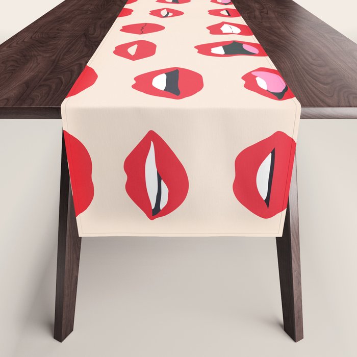 Lips III Table Runner Gallery Image 1