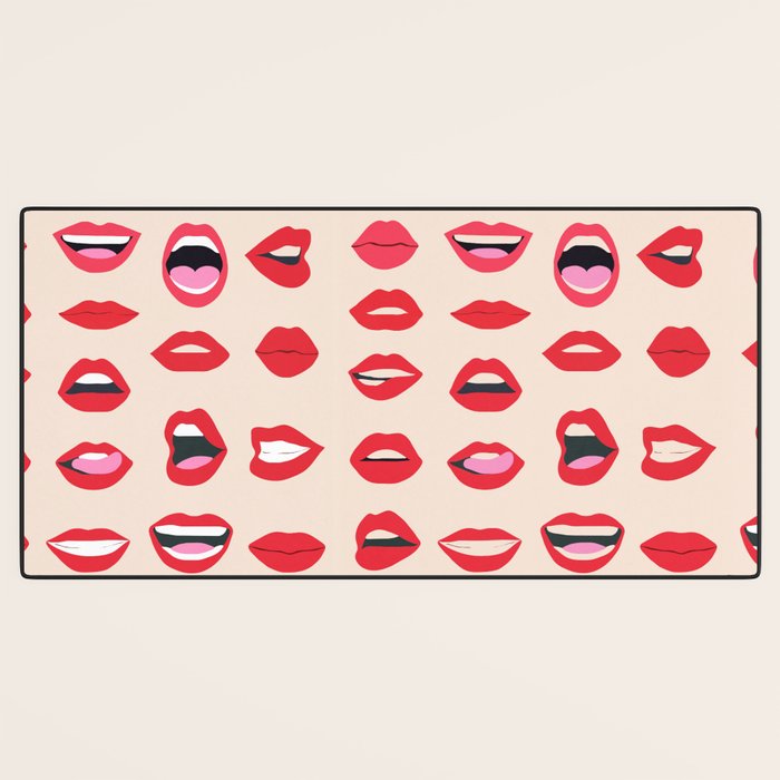 Lips III Desk Mat Gallery Image 3