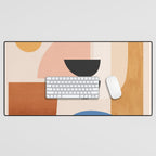 Abstract Minimal Shapes 52 Desk Mat Gallery Image 1