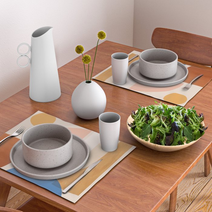 Abstract Minimal Shapes 52 Placemat Gallery Image 2