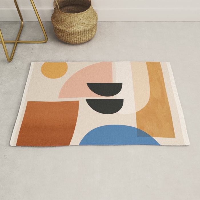 Abstract Minimal Shapes 52 Rug Gallery Image 1