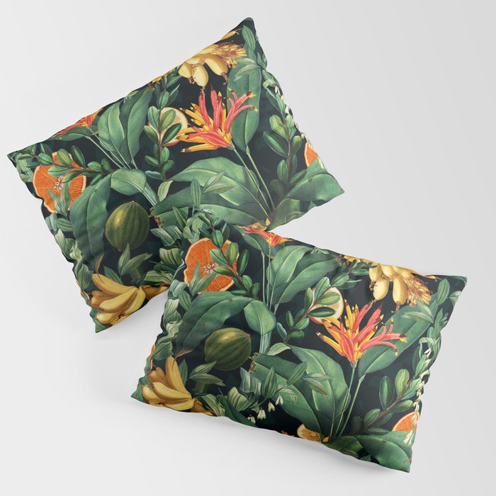 Tropical Orange Garden III Pillow Sham Gallery Image 1