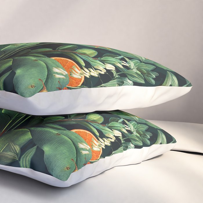Tropical Orange Garden III Pillow Sham Gallery Image 3