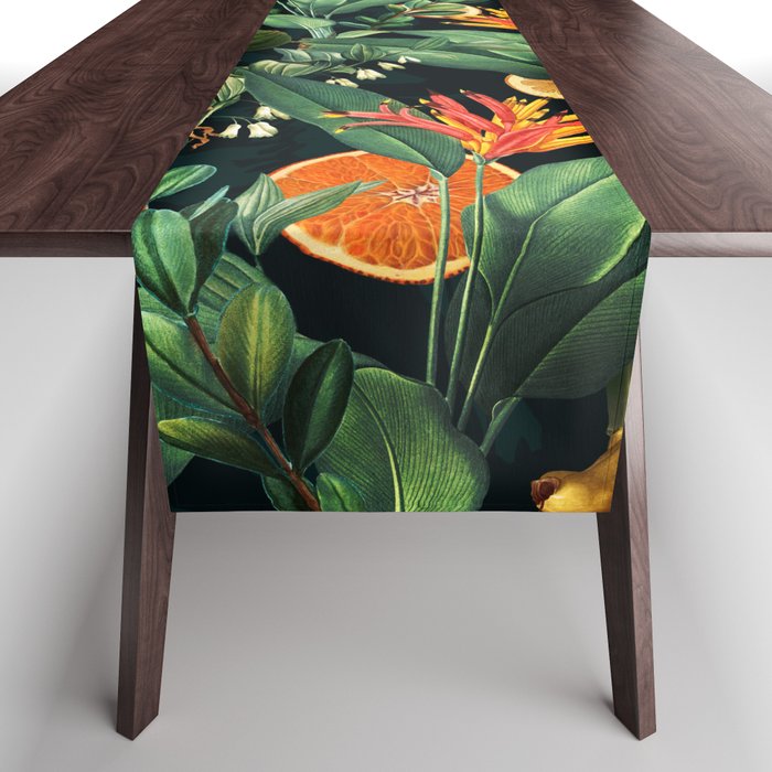 Tropical Orange Garden III Table Runner Gallery Image 1