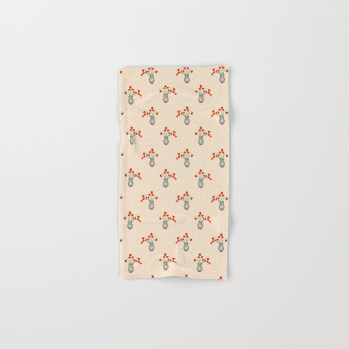 Flowers in Vase  Bath Towel Gallery Image 1