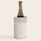 Neutral Minimalism Beige Tan Sand Abstract Artwork Wine Chiller Gallery Image 3