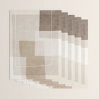 Neutral Minimalism Beige Tan Sand Abstract Artwork Wrapping Paper Gallery Image 3