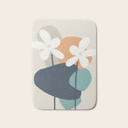 Abstract Flowers 3 Bath Mat Gallery Image 1