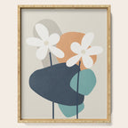 Abstract Flowers 3 Serving Tray Gallery Image 1