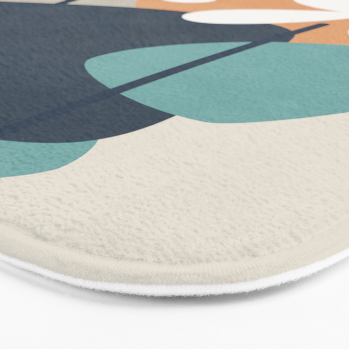 Abstract Flowers 3 Bath Mat Gallery Image 3