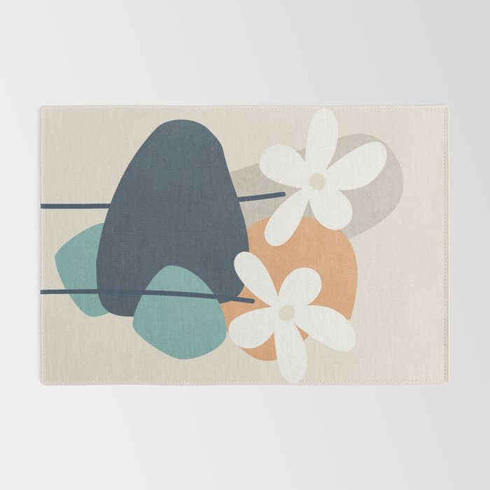 Abstract Flowers 3 Rug Gallery Image 2