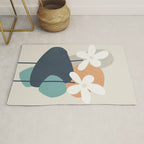 Abstract Flowers 3 Rug Gallery Image 1