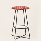 Vintage Stars I Bright Red Stool Gallery Image 1