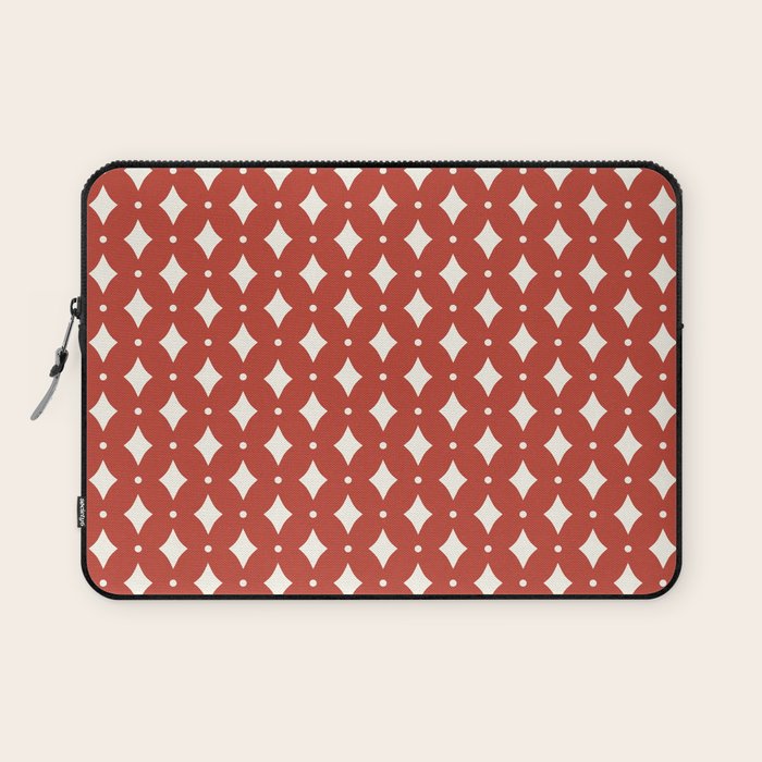 Vintage Stars I Bright Red Laptop Sleeve Gallery Image 1