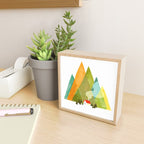 House at the foot of the mountains Mini Art Print Gallery Image 2