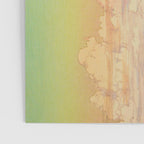 Above the Clouds (Un-Hyo) Vintage Beautiful Japanese Woodblock Print Hiroshi Yoshida Poster Gallery Image 3