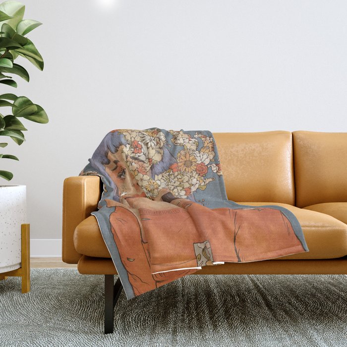 High On Life Throw Blanket Gallery Image 1