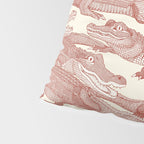 just alligators paprika Pillow Sham Gallery Image 4