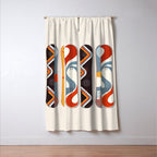 Retro Snowboards  Window Curtain Gallery Image 3