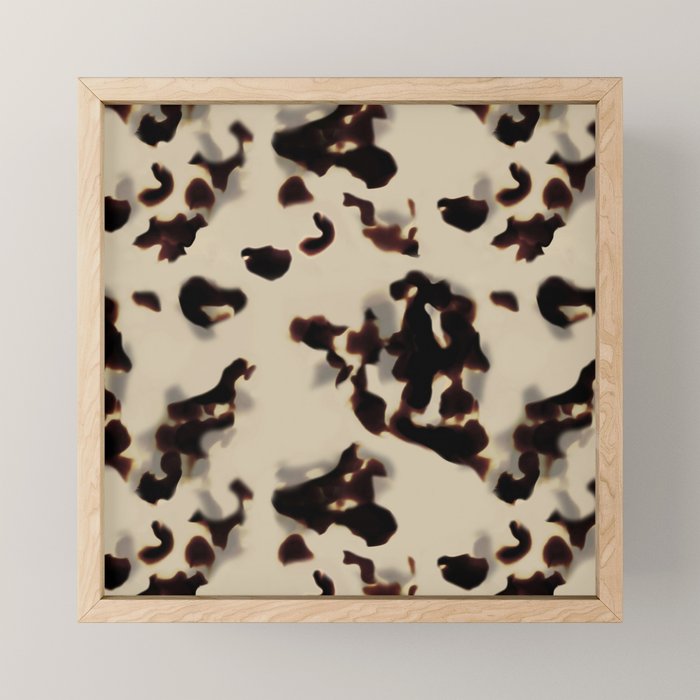Chic Tortoise Shell on Ivory Mini Art Print Gallery Image 1