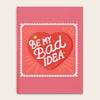 Be My Bad Idea Heart Art Notebook Gallery Image 4