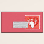 Be My Bad Idea Heart Art Desk Mat Gallery Image 1
