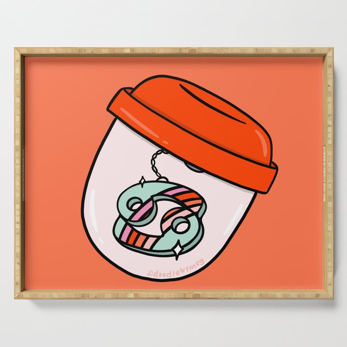 Cancer Keychain Serving Tray Gallery Image 1