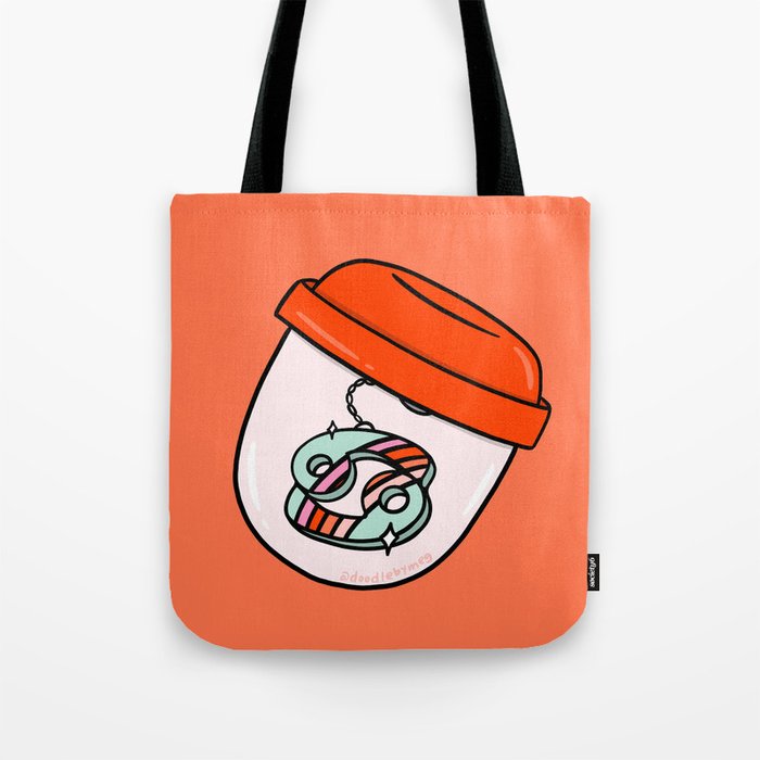 Cancer Keychain Tote Bag Gallery Image 1