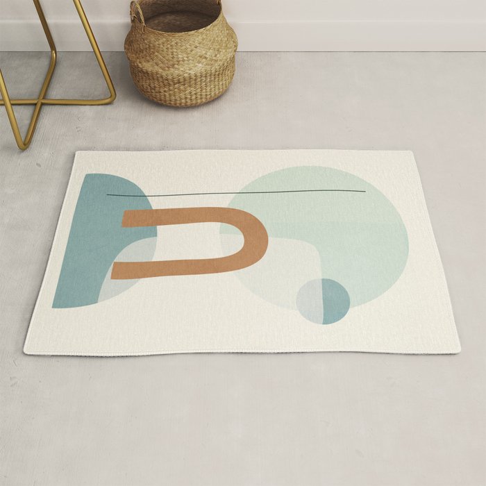 Azzurro Shapes No 55 Rug Gallery Image 1