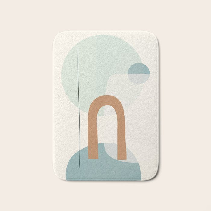 Azzurro Shapes No 55 Bath Mat Gallery Image 1