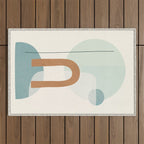 Azzurro Shapes No 55 Outdoor Rug Gallery Image 1