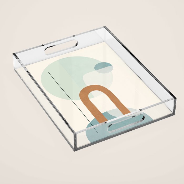 Azzurro Shapes No 55 Acrylic Tray Gallery Image 1