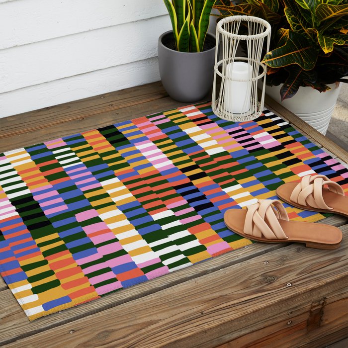Mosaic #3 Outdoor Rug Gallery Image 2