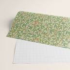 William Morris Bird and Pomegranate Green Parchment Wrapping Paper Gallery Image 2