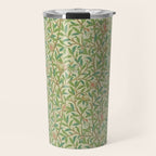 William Morris Bird and Pomegranate Green Parchment Travel Mug Gallery Image 1