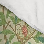 William Morris Bird and Pomegranate Green Parchment Comforter Gallery Image 4