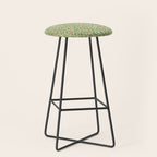 William Morris Bird and Pomegranate Green Parchment Stool Gallery Image 1