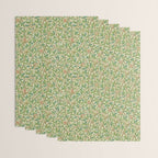 William Morris Bird and Pomegranate Green Parchment Wrapping Paper Gallery Image 3