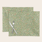 William Morris Bird and Pomegranate Green Parchment Placemat Gallery Image 1