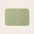 William Morris Bird and Pomegranate Green Parchment Bath Mat Gallery Image 1