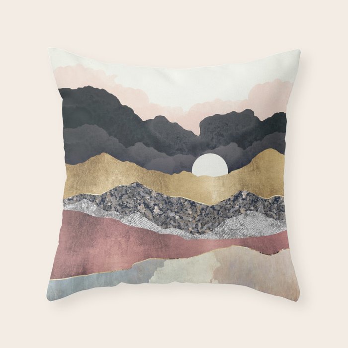 Frost Reflection Throw Pillow Gallery Image 6
