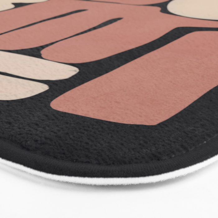 Modern Abstract Minimal Shapes 167 Bath Mat Gallery Image 3