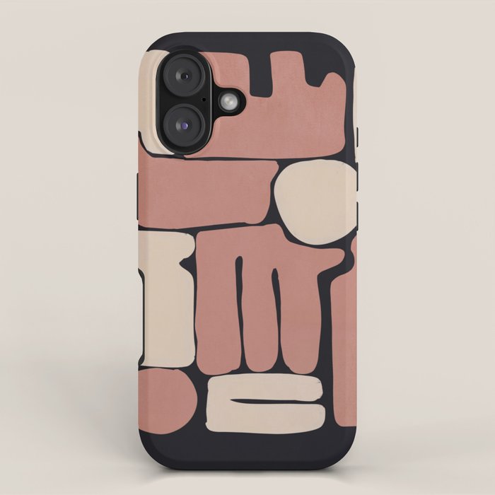 Modern Abstract Minimal Shapes 167 iPhone Case Gallery Image 1