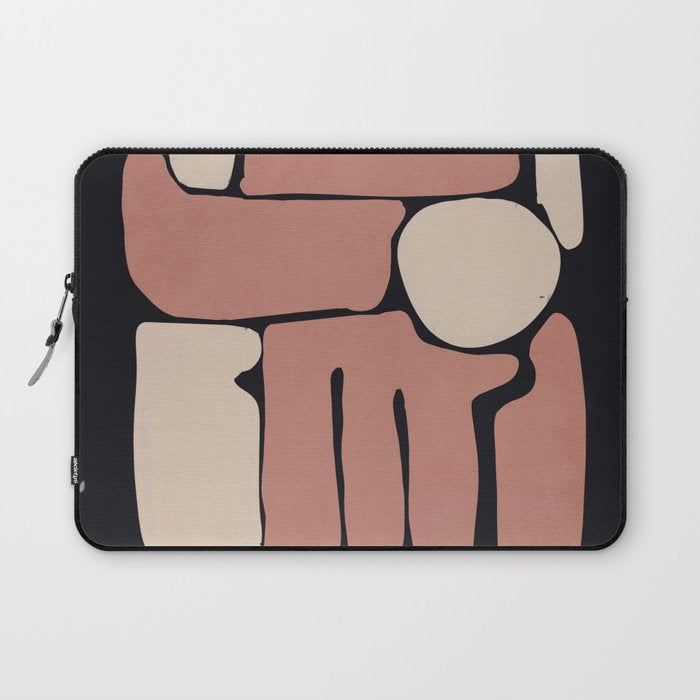 Modern Abstract Minimal Shapes 167 Laptop Sleeve Gallery Image 1
