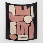 Modern Abstract Minimal Shapes 167 Wall Tapestry Gallery Image 4